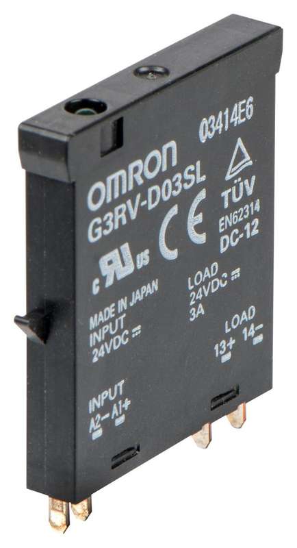 Omron (G3RV-D03SL DC24) Solid State Relay, SPST-NO, 3 A, 24 VDC