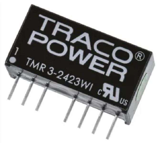 Traco Power (TMR 3-2423WI) Isolated Through Hole DC/DC Converter 15V, 100mA