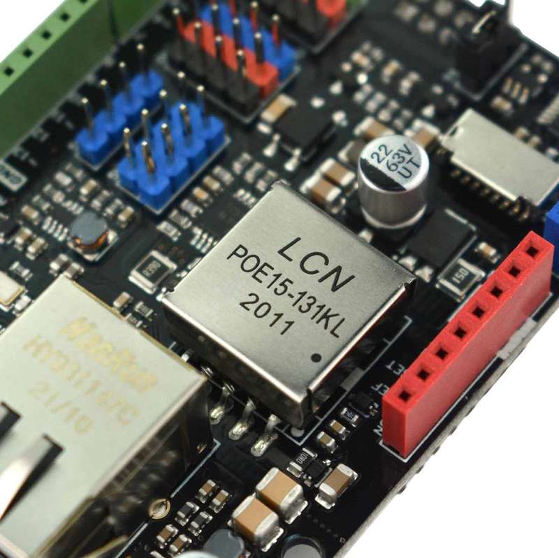 DFRobot (DFR0850) Ethernet And POE Shield, W5500, Arduino Ethernet Shield 2