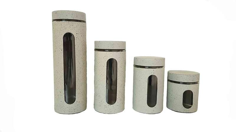 Sufficient 4 Pieces Storage Canister