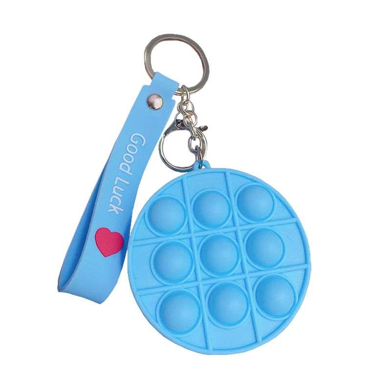 Mini Coin Purse Push Bubbles Fidget Toys For Adults Boys Girls - Strawberry