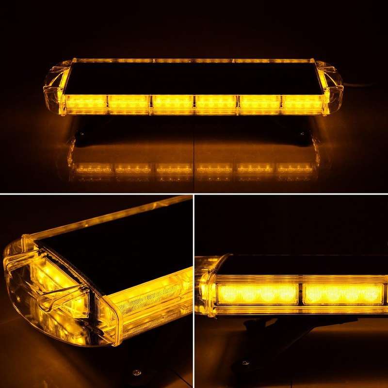 70cm Yellow Light Vehicle Roof Top Warning Strobe Flash Light