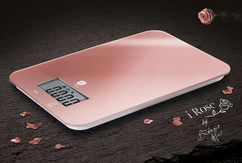BERLINGER HAUS DIGITAL 5KG KITCHEN SCALE - I-ROSE (DISPLAY MODEL)