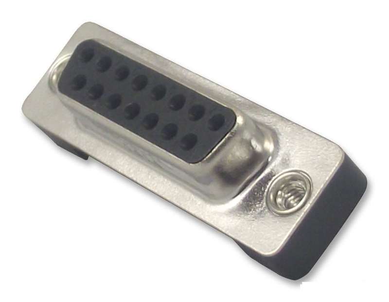 Amphenol (L77TSAH15SOL2RM5) D Sub Connector, DB15, Standard, Receptacle