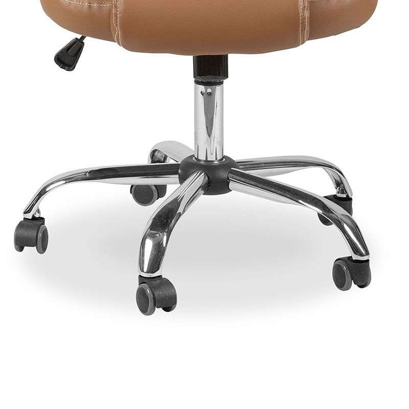 Office Chairs - Executive Swivel PU Leather Midback - Brown