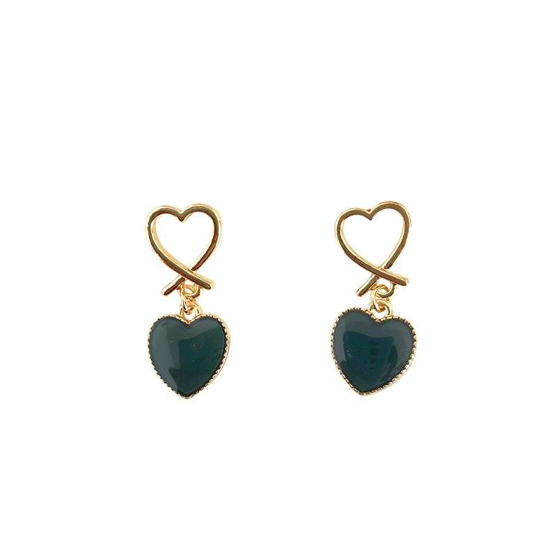 Acrylics Heart Shape Earrings For Women