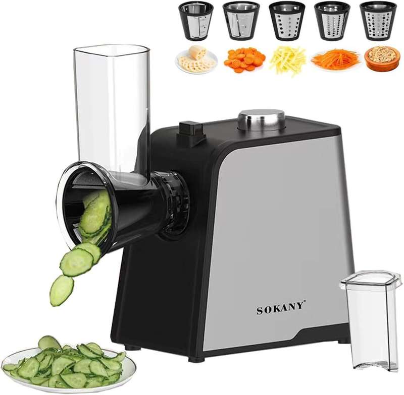 Sokany 5 in 1 electric vegetable slicer