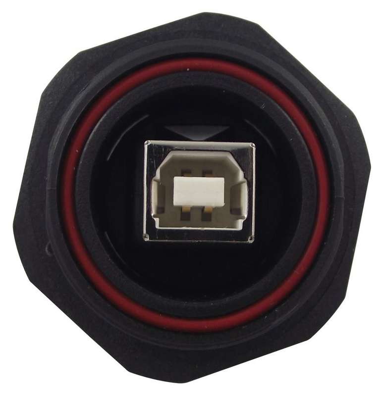 Bulgin Limited (PX0848/B) USB Adapter, USB 2.0, IP68, Copper
