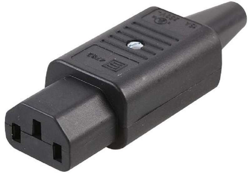 Schurter (4782.0000) IEC Power Connector, IEC C13, Straight, Rewireable