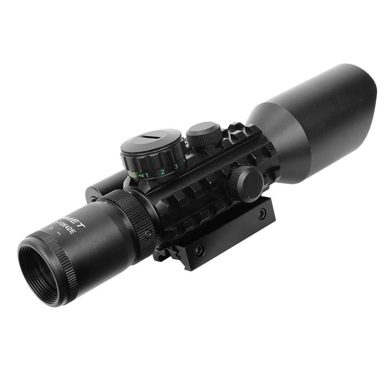 PLA 3x ~10x Tactical Rifle Scope With Laser Sight - JD-58