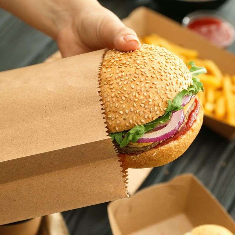 Brown Kraft Paper Bags With Paper Lunch Bags