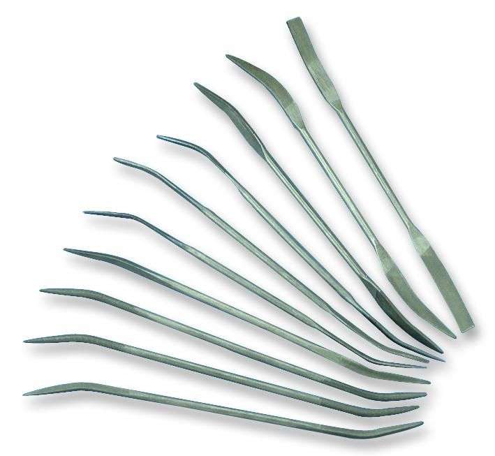 Multicomp Pro (PFL6003) File Set, Riffler, Double Ended, 10 Piece