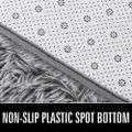 Light fluffy shaggy Rug/Carpet - Grey(SECOND HAND)