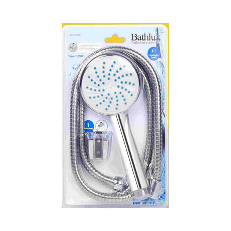 Bathlux-Handheld Shower Head Set - With Hose and Holde