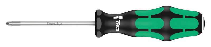 Wera (355 PZ1 X 80) Z1 X 80mm Kraftform Plus Round Blade Screwdriver