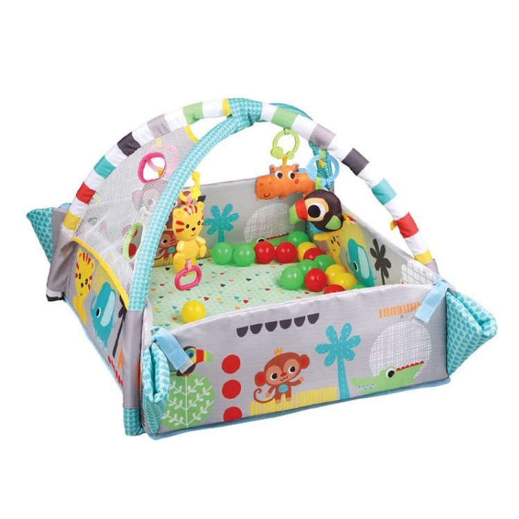 Activity 5-in-1 Gym Play Mat & Ball Pit -GREEN