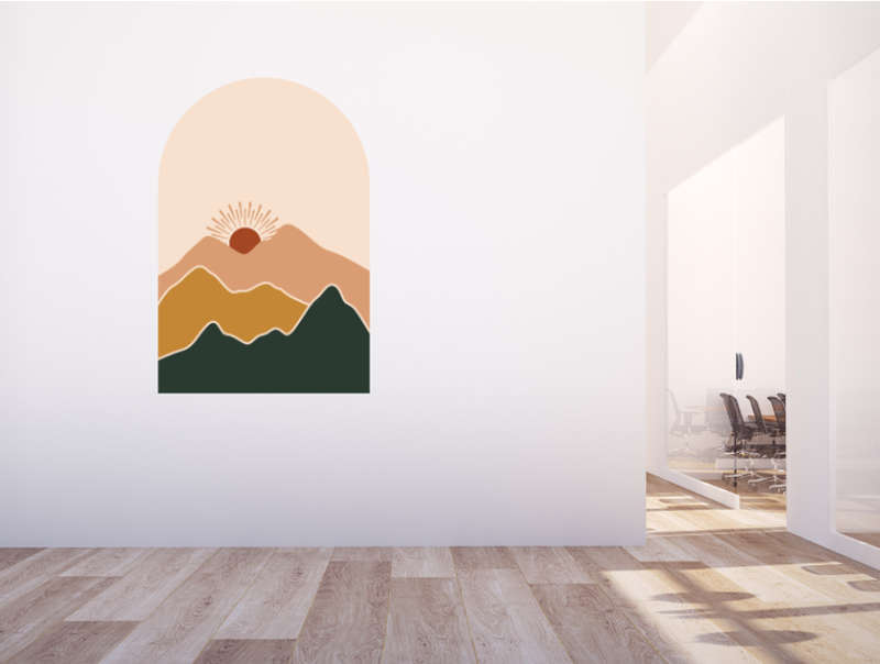 Abstract Wall Vinyl Sticker