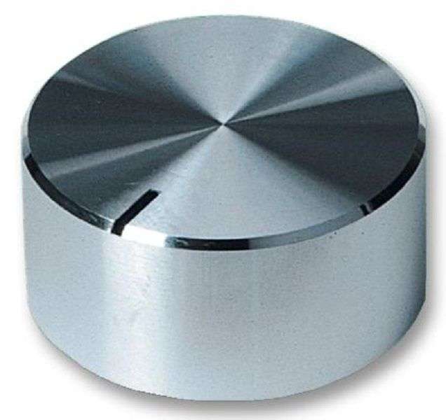 Multicomp 18S-4D Knob, Round Shaft 4mm, Aluminium
