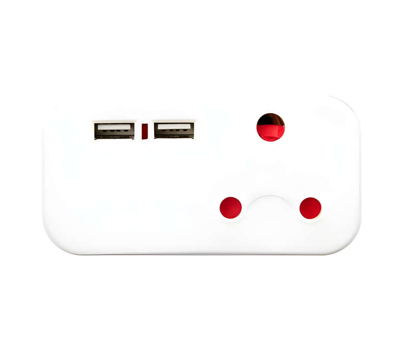 Adapter With 2 USB Ports