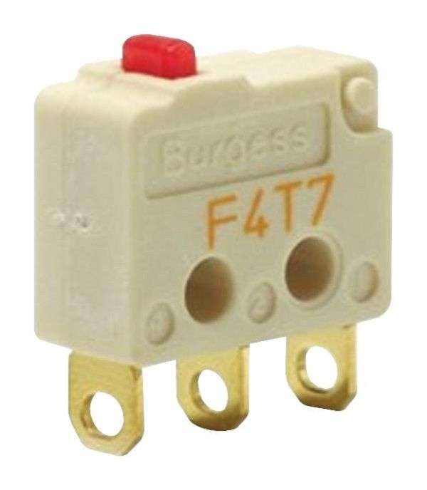 Saia-Burgess (F4T7UL) Microswitch, Snap Action, Plunger, SPDT, Solde