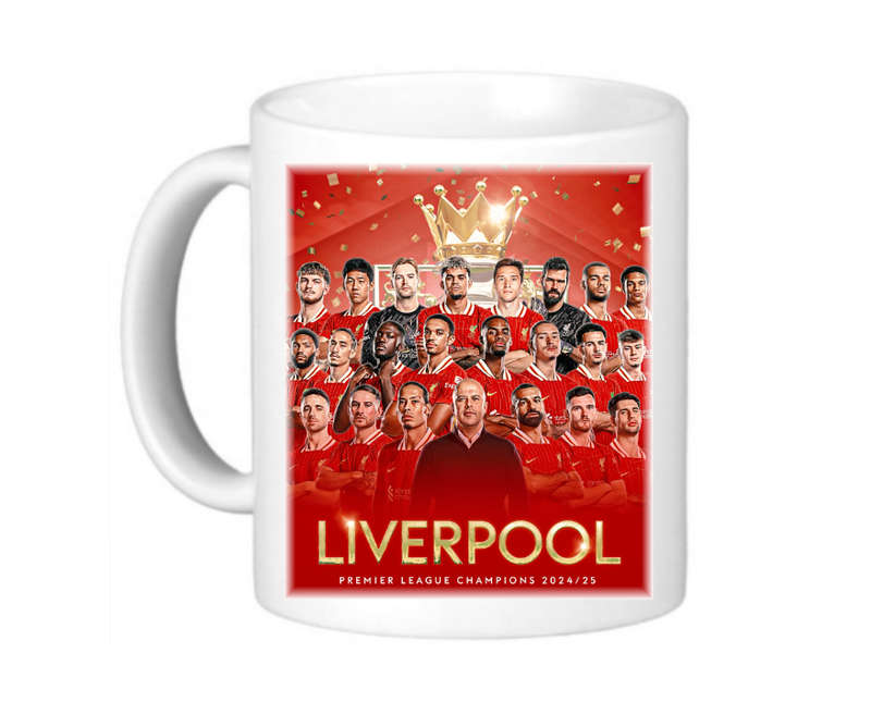 Liverpool Premier League Champions Mug & Coaster Set
