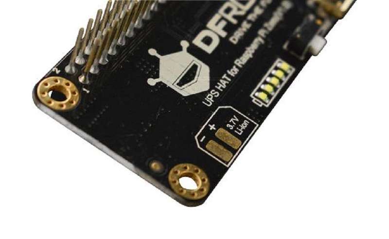 DFRobot DFR0528 Expansion Board, UPS HAT, 4.5 V to 5.5 V Supply