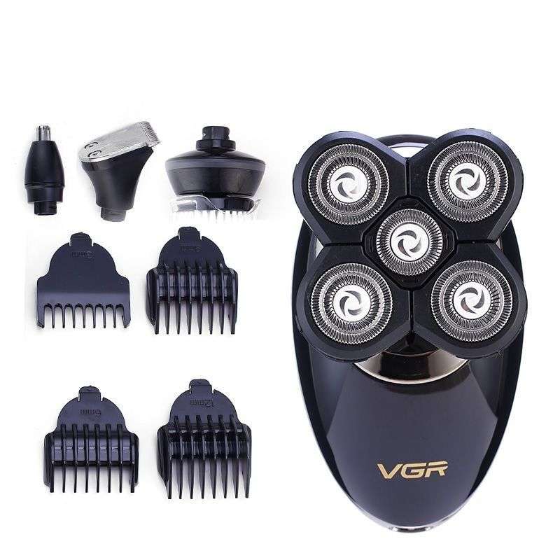 4 in 1 Rotary Electric Shaver Wet and Dry Hair Rechargeable Clipper