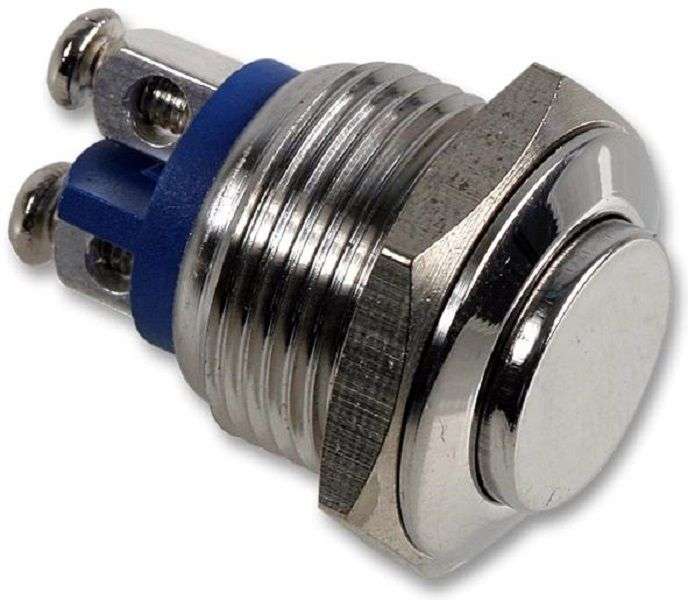 Bulgin Limited (MP0042/3) Vandal Resistant Switch, 16.2 mm, SPST-NO