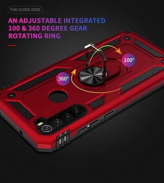 Military Grade Shockproof Armor Back Case for Xiaomi Redmi Note 8