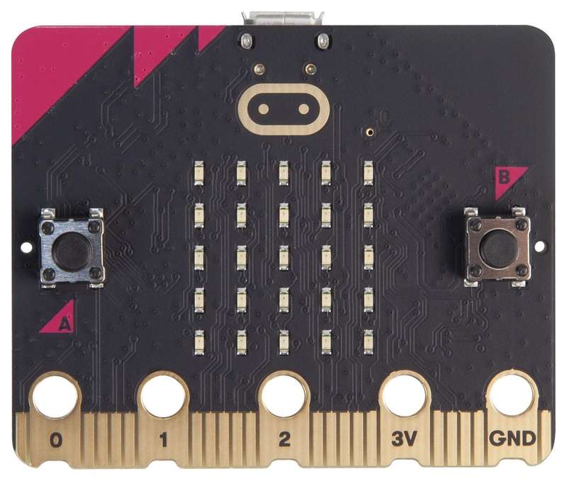 BBC Micro:Bit (MEFV22C) SBC Micro:Bit Club, V2.21, nRF52833