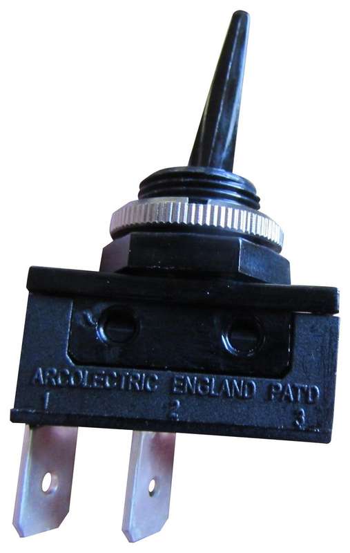 Arcolectric (C1700HOAAC) Toggle Switch, Off-On, SPST, Non Illuminated