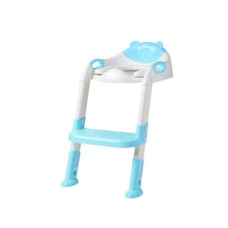 Children`s Toilet Baby Folding Potty Training Seat-Blue (REFURBISHED)