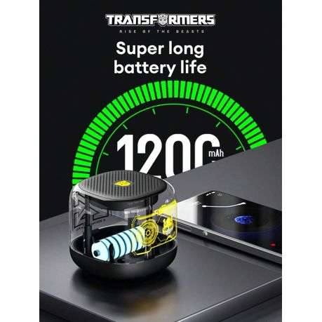 TRANSFORMERS - TF-Y09 - Wireless Water Resistant Speaker - Black