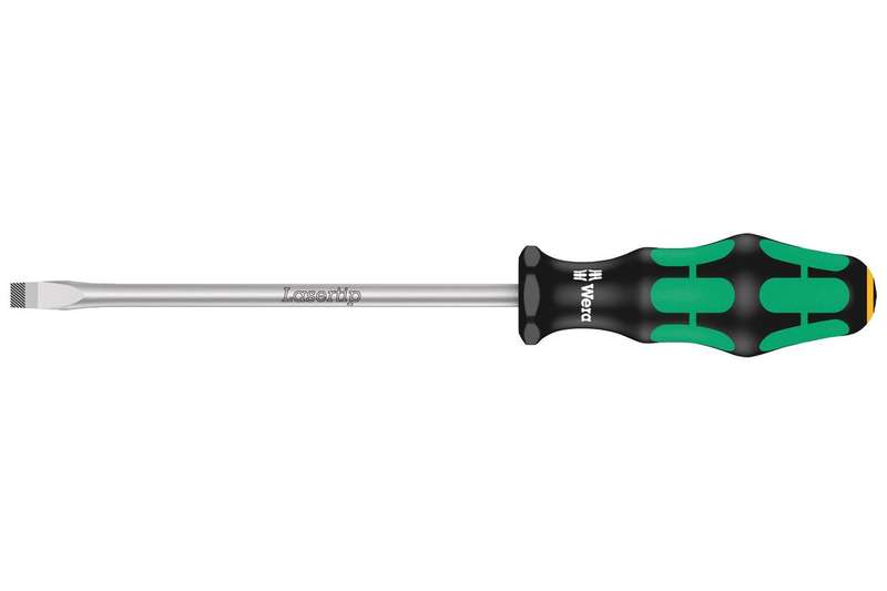 Wera (05007635001) Screwdriver, Slotted, 7 mm Tip, 150 mm Blade, 255 mm