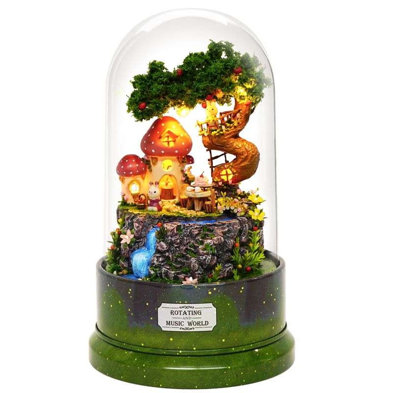Cuteroom DIY Miniature Music Rotating House - Garden Diary