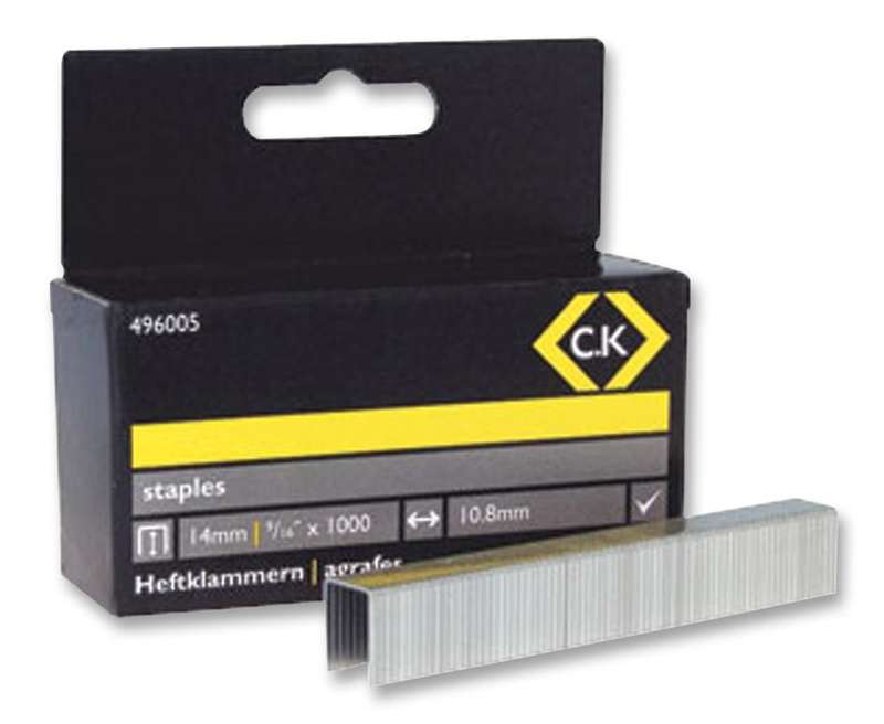 CK Tools (496005) Pack of 1000 Heavy Duty 10.5 x 14mm Staples