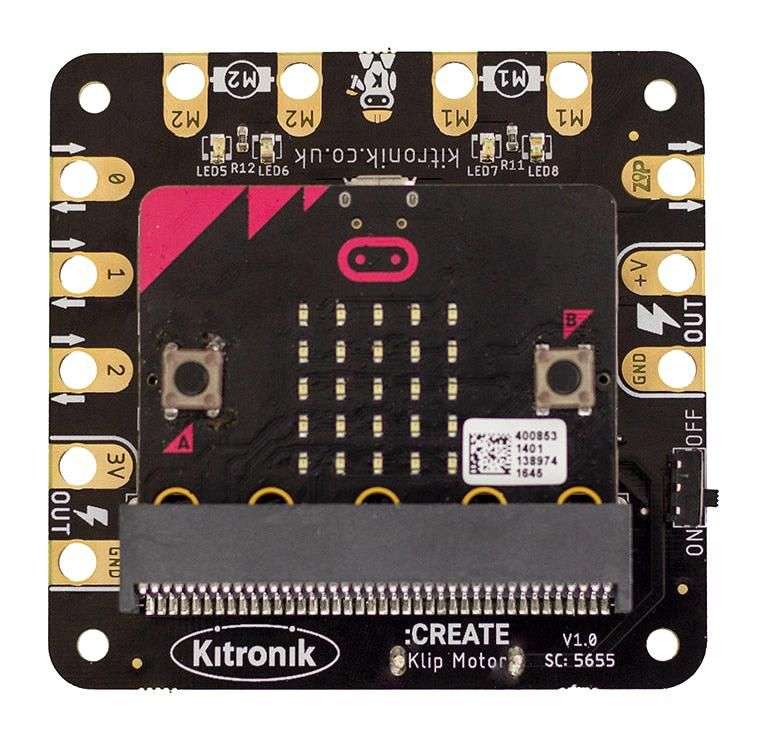 Kitronik (5655) Motor Driver Board, 4.5 V, BBC micro:bit