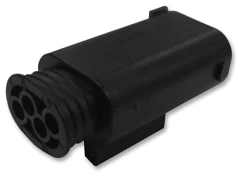 TE Connectivity (1-967587-3) Connector Housing, Plug, 6 Ways, 4 mm