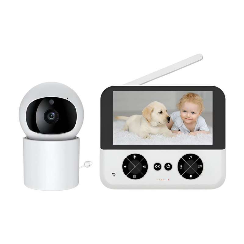 4.3 Baby Monitor With Pan Tilt Camera  Night Vision