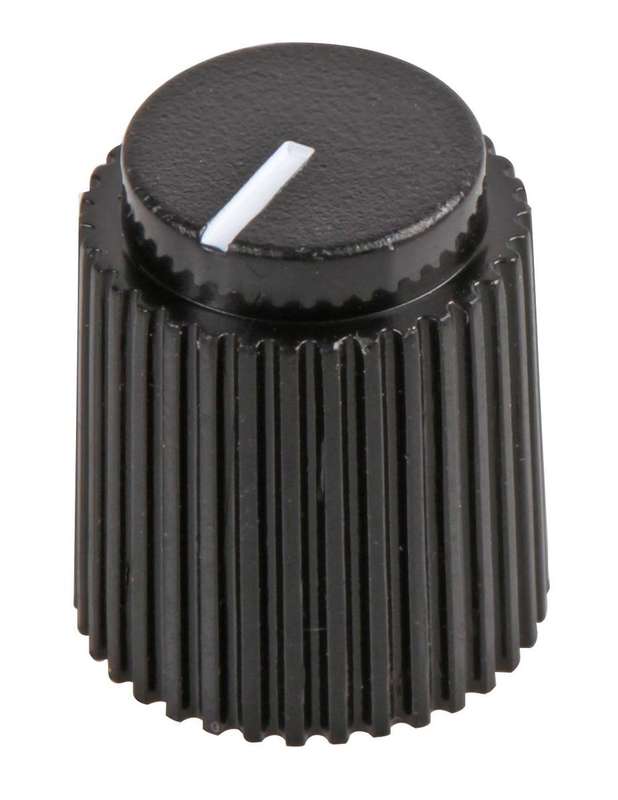 Multicomp CP-AE14-6-S(6.0)H Round Shaft 6mm Knob