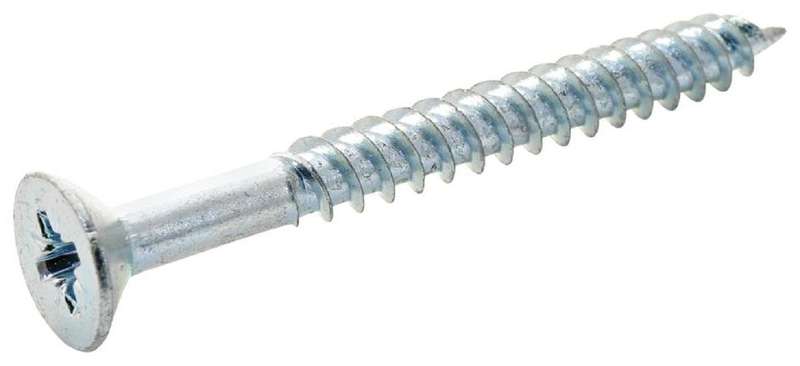 TR Fastenings (N6 1.000 KRSTWT Z100) Screw, Wood, Pozidriv