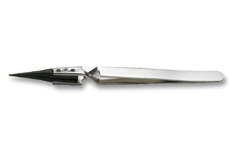 Ideal-Tek (5XCPR.SA) Tweezer, Replaceable Tips, Precision, 125mm