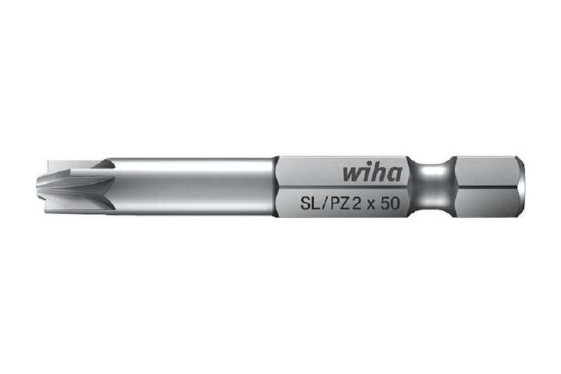 Wiha (32497) Hex Driver Bit, Pozidriv, Slotted, PZ2, 70 mm Length