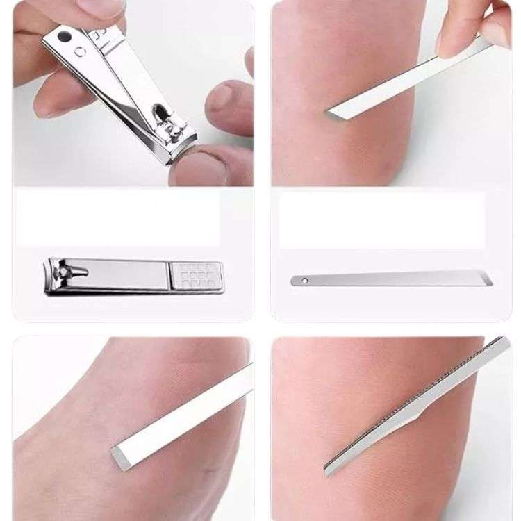 DHAO-Nail Clippers Set 18 Piece Stainless Manicure Pedicure Kit Nail Tools