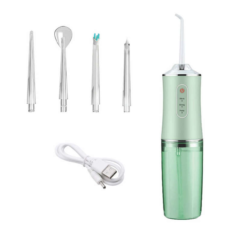 4 in 1 Electric Teeth Flusher - Green