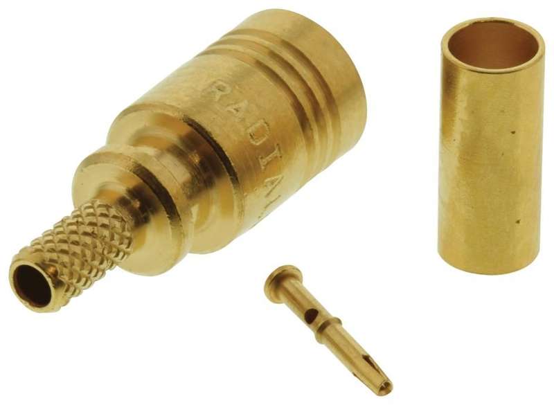 Radiall (R114082000) RF / Coaxial Connector, SMB Coaxial, Straight Plug