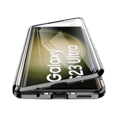 360 Magnetic Case for Samsung Galaxy S23 Ultra - Silver