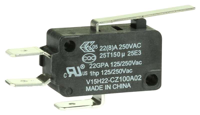Honeywell (V15H22-CZ100A02) Microswitch, Standard, Straight Lever