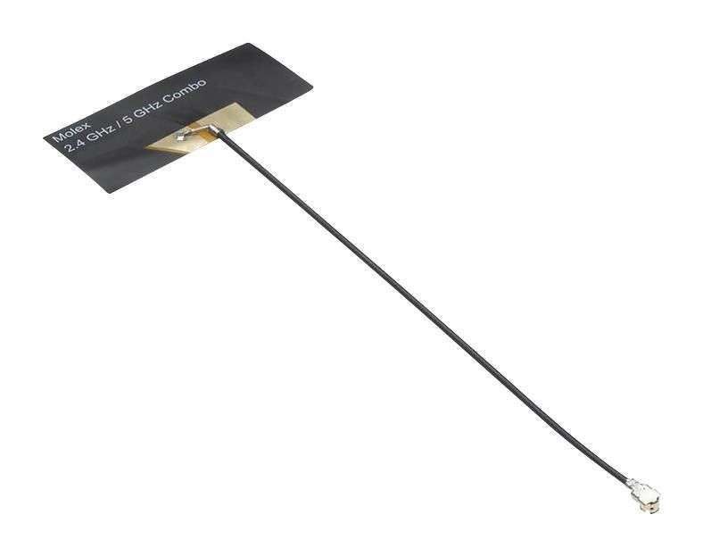 Molex (47950-1011) WiFi Antenna, 2.4GHz to 5.85GHz