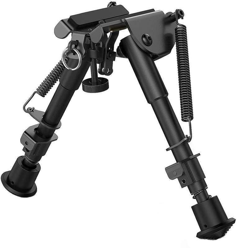 Rifle Bipod Butterfly Rifle Stand Adjustable Leg Length 6-9`